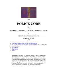 The Police Code