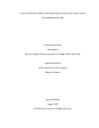 A Low‐Cost Solution to Motion Tracking Using an Array of Sonar Sensors and An