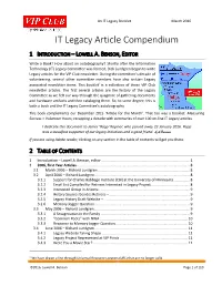 IT Legacy Article Compendium