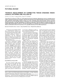 PICTORIAL REVIEW Thoracic Involvement in Connective