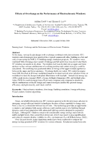 The Impact of Overhang Design on the Performance