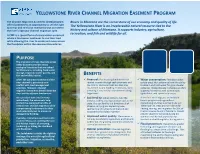 Yellowstone River Channel Migration Easement Program