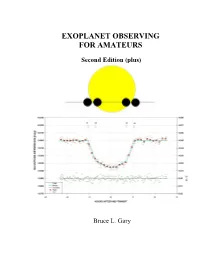 Book Describing Techniques to Detect Transiting Exoplanets