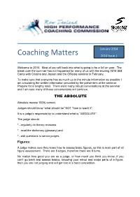 Coaching Matters 2014 Issue 1