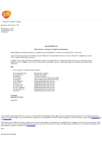 Board and Committee Changes