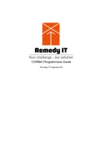 Download CORBA Programmers Guide