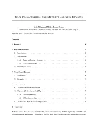 Euler Characteristics, Gauss-Bonnett, and Index Theorems