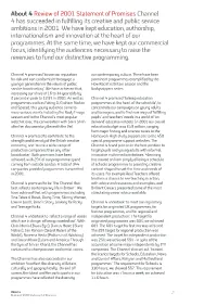 2001 Programme Review