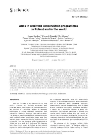 Arts in Wild Felid Conservation Programmes in Poland and in the World