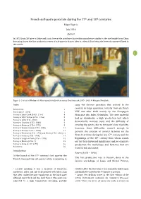 French Soft-Paste Porcelain During the 17Th and 18Th Centuries