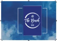 Beach Bar Menu 2.Indd