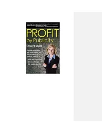 Profit-By-Publicity-By-Edward-Segal.Pdf