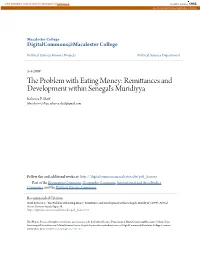 Remittances and Development Within Senegal's Muridiyya Rebecca F