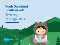 Territory Management with Territory Excellence Operational Reach 3