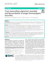 Basecalling, Alignment, Assembly and Deconvolution of Sanger