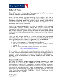 Internet Fraud