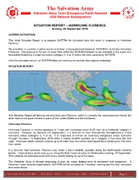 SATERN Situation Report