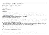 ACEF/1920/0324957 Â•ﬂ Guiã£O Para a Auto-Avaliaã§Ã£O
