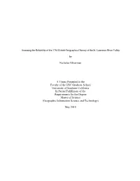 Assessing the Reliability of the 1760 British Geographical Survey of the St