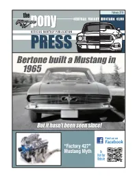 Bertone Built a Mustang in 1965