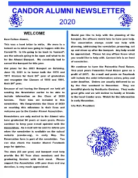 Candor Alumni Newsletter 2020
