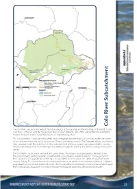 Colo River Subcatchment