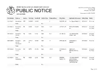 Public Notice &gt;&gt; Licensing and Management System Admin &gt;&gt;