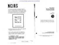Trace Metal Detection Technique in Law Enforcement