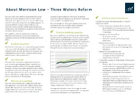 About Morrison Low – Three Waters Reform