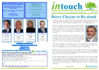 Barry Cheyne to Re-Stand