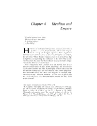 Chapter 6 Idealism and Empire