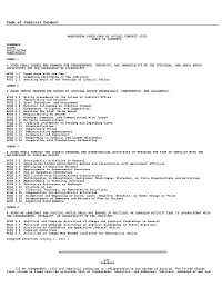 Code of Judicial Conduct