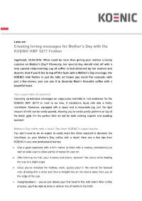 Creating Loving Messages for Mother's Day with the KOENIC KMF 5211 Frother