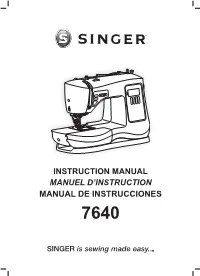 MANUAL DE INSTRUCCIONES 7640 INTRODUCTION Welcome