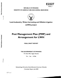 Project Pest Management Plan
