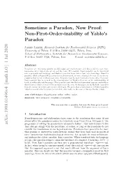 Sometime a Paradox, Now Proof: Non-First-Order-Izability of Yablo's