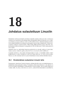 Johdatus Sulautettuun Linuxiin