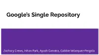 Google's Single Repository