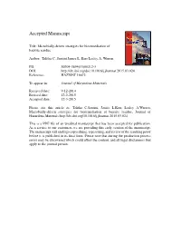 Microbially-Driven Strategies for Bioremediation of Bauxite Residue