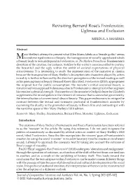 Mridula Sharma – Revisiting Bernard Rose's Frankenstein: Ugliness And