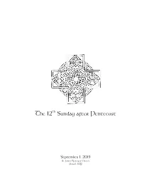The 12Th Sunday After Pentecost