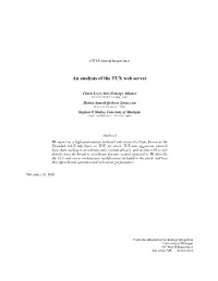 The TUX Web Server