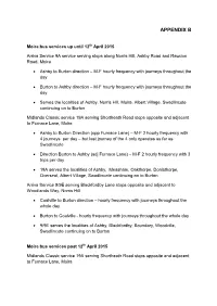 12B. Moira Bus Service Analysis