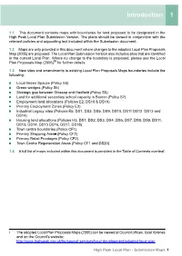 High Peak Local Plan Submission Version