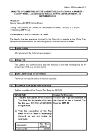 Minutes Template