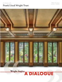 A Dialogue Restored Rooms Open at Robie House
