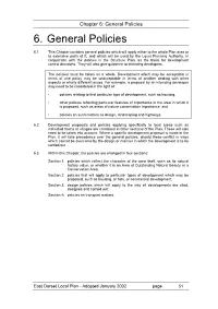 Chapter-6 General Policies