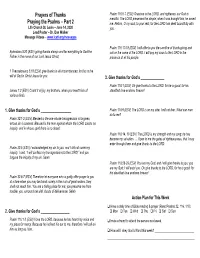 Prayers of Thanks Praying the Psalms – Part 2