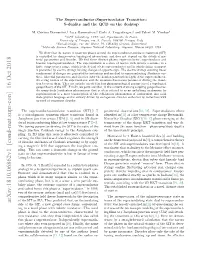 The Superconductor-Superinsulator Transition: S-Duality and QCD on The
