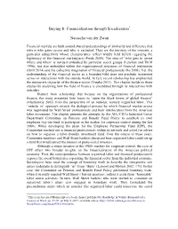 Buying It: Financialization Through Socialization1